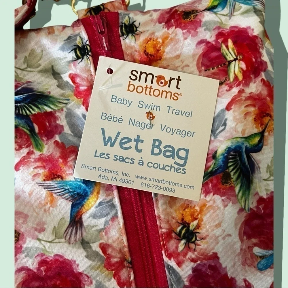 Smart Bottoms‎ Wet Bag with Removable Strap NWT